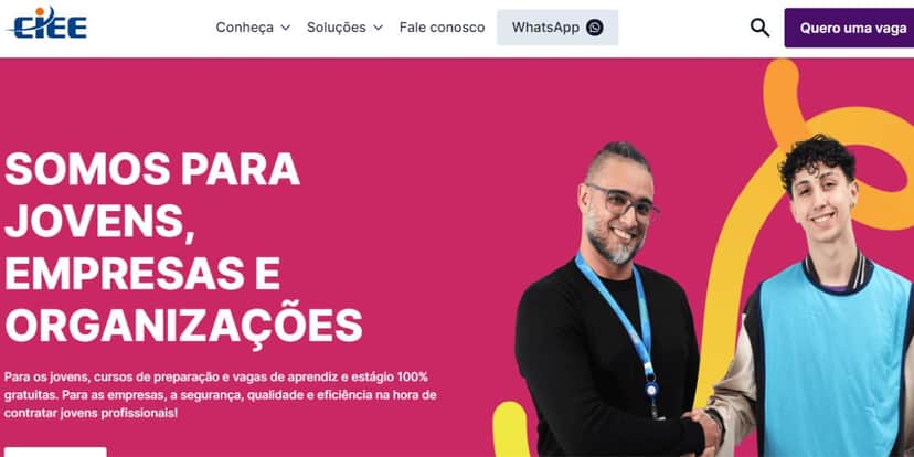 Site do CIEE, uma das organizações que oferece vagas para o programa Aprendiz do Banco do Brasil. (Foto: Reprodução / Internet) Site do CIEE, uma das organizações que oferece vagas para o programa Aprendiz do Banco do Brasil. (Foto: Reprodução / Internet)