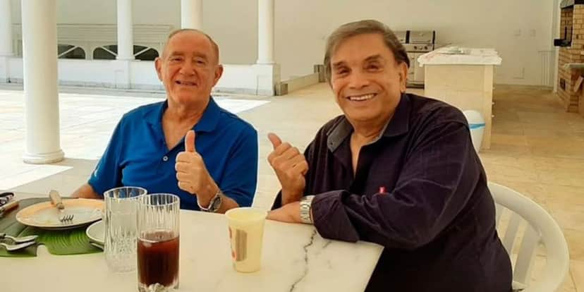 A dupla se tornou grandes amigos e mesmo sem trabalharem juntos, seguem com muita amizade (Reprodução: Instagram) A dupla se tornou grandes amigos e mesmo sem trabalharem juntos, seguem com muita amizade (Reprodução: Instagram)