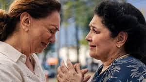 Angelina descobre que os filhos de Agatha são todos de Gentil, em "Terra e Paixão", novela da Globo (Foto Reprodução/Internet) Angelina descobre que os filhos de Agatha são todos de Gentil, em "Terra e Paixão", novela da Globo (Foto Reprodução/Internet)