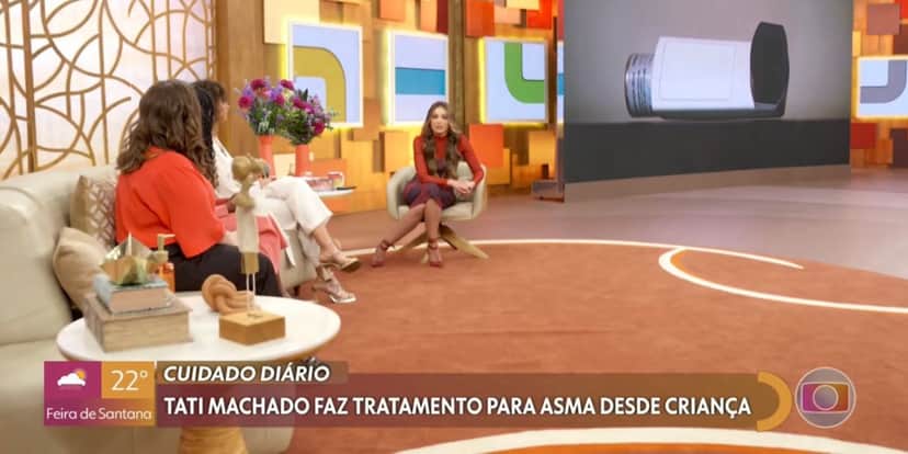 "Encontro" falou sobre a asma (Foto: Reprodução/TV Globo) "Encontro" falou sobre a asma (Foto: Reprodução/TV Globo)
