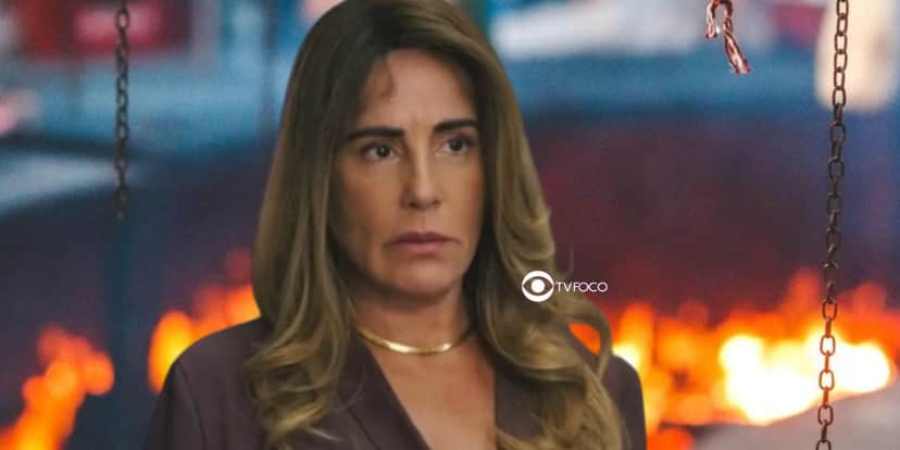Irene (Gloria Pires) em Terra e Paixão (Foto: Reprodução / Globo / Montagem TV Foco) Irene (Gloria Pires) em Terra e Paixão (Foto: Reprodução / Globo / Montagem TV Foco)