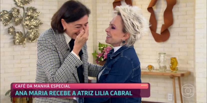 Lilia Cabral chorou ao lado de Ana Maria Braga (Foto: Reprodução/TV Globo) Lilia Cabral chorou ao lado de Ana Maria Braga (Foto: Reprodução/TV Globo)