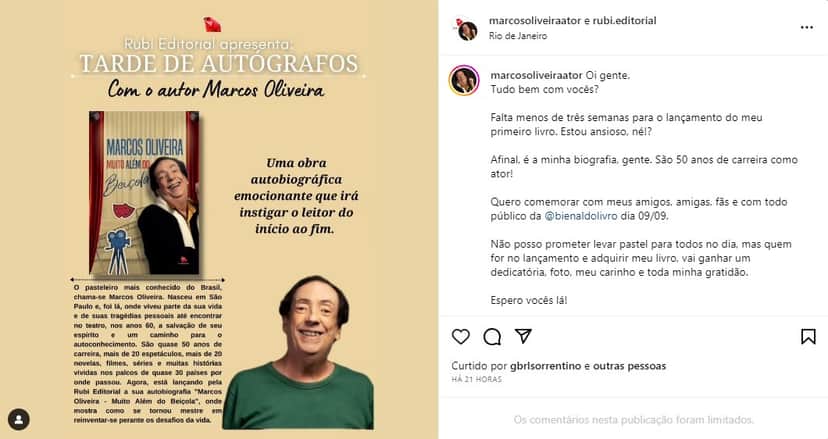 Marcos Oliveira, o Beiçola de A Grande Família, vai lançar um livro (Foto: Divulgação) Marcos Oliveira, o Beiçola de A Grande Família, vai lançar um livro (Foto: Divulgação)