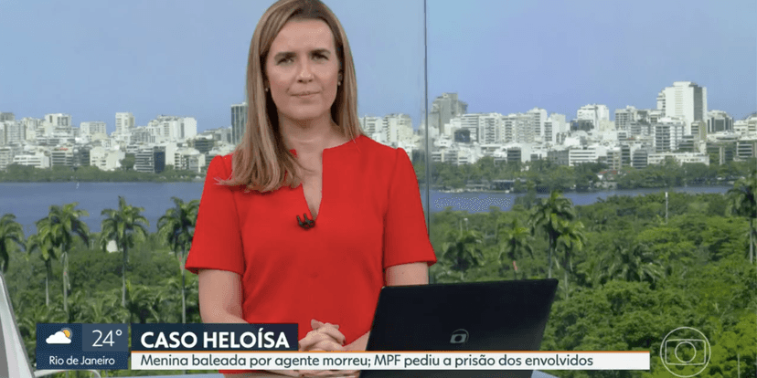 Âncora Silvana Ramiro, RJ1 (Reprodução/Globo) Âncora Silvana Ramiro, RJ1 (Reprodução/Globo)
