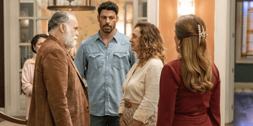Antônio, Agatha, Caio e Irene (Reprodução/Globo) Antônio, Agatha, Caio e Irene (Reprodução/Globo)