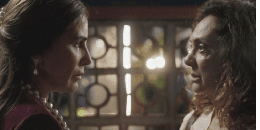 Irene e Agatha em Terra e Paixão (Reprodução/Globo) Irene e Agatha em Terra e Paixão (Reprodução/Globo)