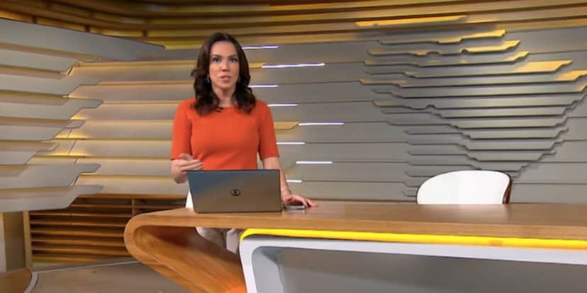Ana Paula Araújo no Bom Dia Brasil (Foto: Reprodução / Globo) Ana Paula Araújo no Bom Dia Brasil (Foto: Reprodução / Globo)
