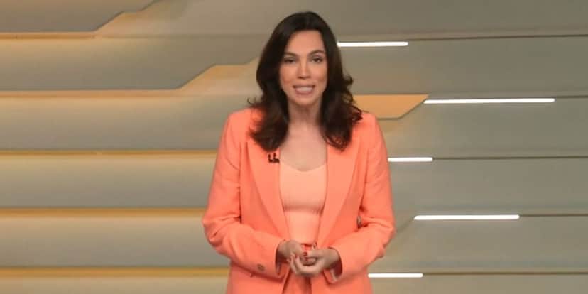 Ana Paula Araújo no Bom Dia Brasil (Foto: Reprodução / Globo) Ana Paula Araújo no Bom Dia Brasil (Foto: Reprodução / Globo)