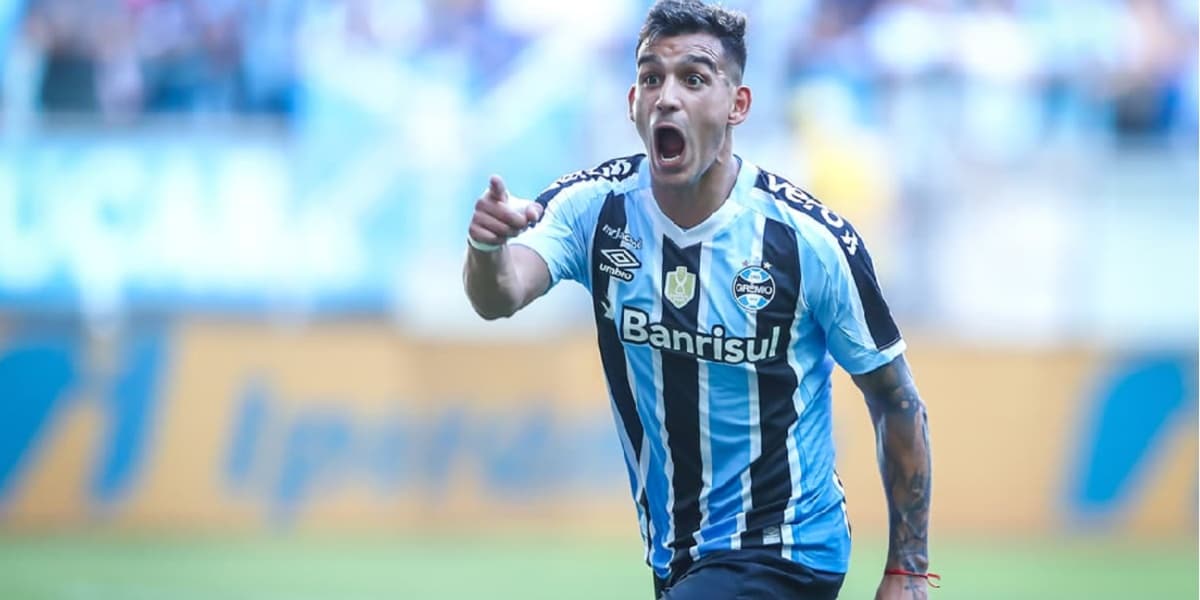 Cristaldo, jogador do Grêmio (Imagem Reprodução Internet) Cristaldo, jogador do Grêmio (Imagem Reprodução Internet)