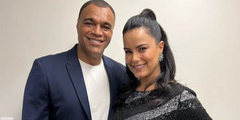 Luciele Di Camargo e Denílson (Foto: Reprodução / Instagram) Luciele Di Camargo e Denílson (Foto: Reprodução / Instagram)