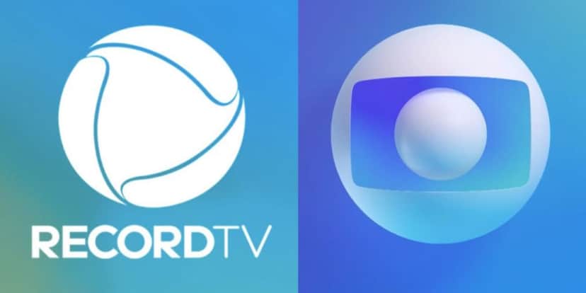 Logo da Record e da Globo (Fotos: Reproduções / Internet / GloboPlay) Logo da Record e da Globo (Fotos: Reproduções / Internet / GloboPlay)