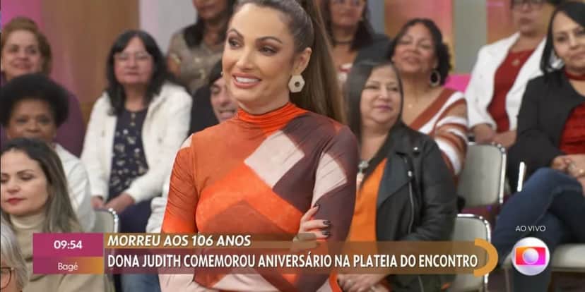 Patrícia Poeta no Encontro (Foto: Reprodução / Globo) Patrícia Poeta no Encontro (Foto: Reprodução / Globo)