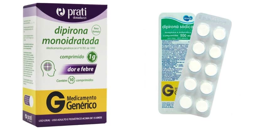 Dipirona - Foto: Reprodução/Internet Dipirona - Foto: Reprodução/Internet