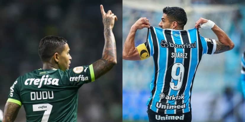 Dudu e Luis Suárez tem os maiores salários do futebol Brasileiro - (Foto: Internet) Dudu e Luis Suárez tem os maiores salários do futebol Brasileiro - (Foto: Internet)