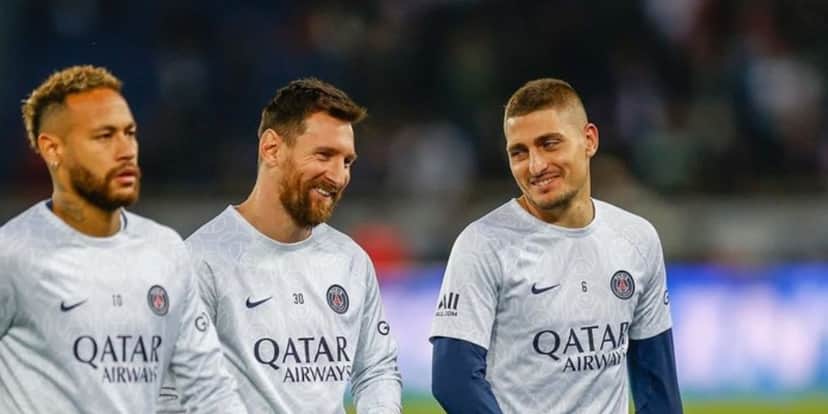 Neymar, Messi e Verratti - (Foto: Internet) Neymar, Messi e Verratti - (Foto: Internet)