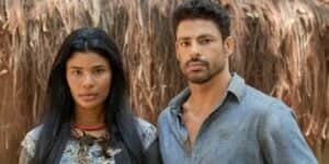 Iraê (Suyane Moreira) e Caio (Cauã Reymond) em "Terra e Paixão" (Foto: Divulgação/TV Globo) Iraê (Suyane Moreira) e Caio (Cauã Reymond) em "Terra e Paixão" (Foto: Divulgação/TV Globo)