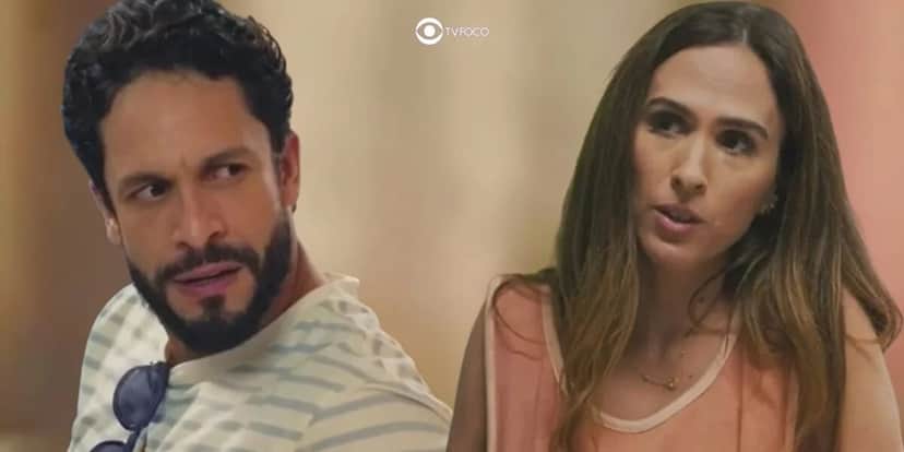 Luigi (Rainer Cadete) terminará com Anely (Tata Werneck) em "Terra e Paixão" (Foto: Reprodução/TV Globo) Luigi (Rainer Cadete) terminará com Anely (Tata Werneck) em "Terra e Paixão" (Foto: Reprodução/TV Globo)