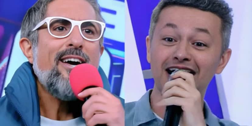 Marcos Mion e Lucas Lima no Caldeirão (Foto: Reprodução/ Internet) Marcos Mion e Lucas Lima no Caldeirão (Foto: Reprodução/ Internet)