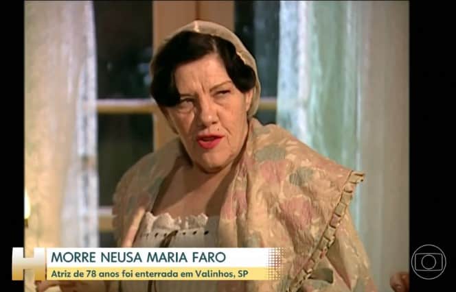 Jornal Hoje noticiou morte da atriz veterana (Foto: Reprodução / Globo) Jornal Hoje noticiou morte da atriz veterana (Foto: Reprodução / Globo)