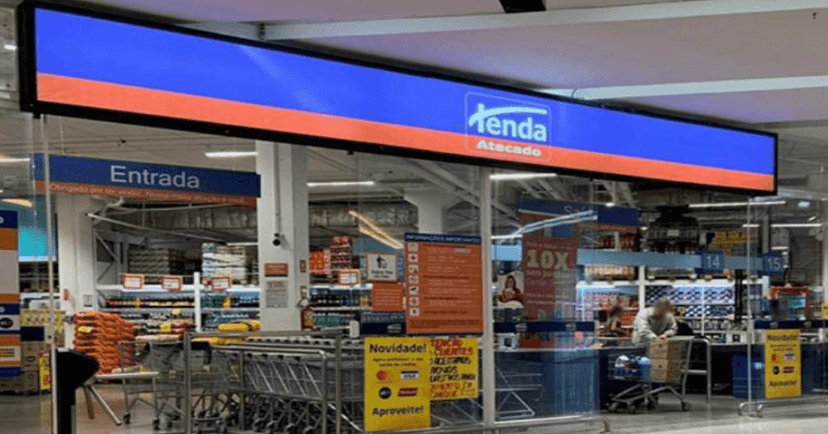 Tenda Atacado, supermercado rival do Carrefour, encerrou as atividades em cidade (Foto: Reprodução/ Internet) Tenda Atacado, supermercado rival do Carrefour, encerrou as atividades em cidade (Foto: Reprodução/ Internet)