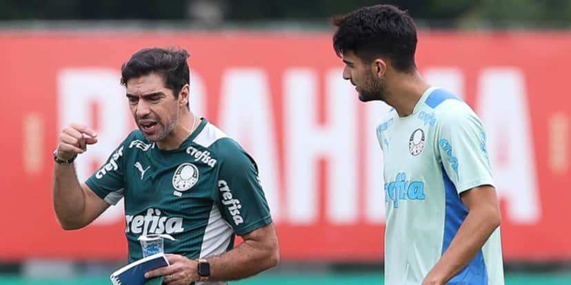 Abel Ferreira e Flaco Lopez (Reprodução - Internet) Abel Ferreira e Flaco Lopez (Reprodução - Internet)