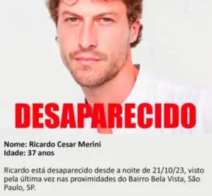 Amigos fazem campanha nas redes sociais para encontrar modelo Ricardo Merini - Foto Reprodução Instagram Amigos fazem campanha nas redes sociais para encontrar modelo Ricardo Merini - Foto Reprodução Instagram