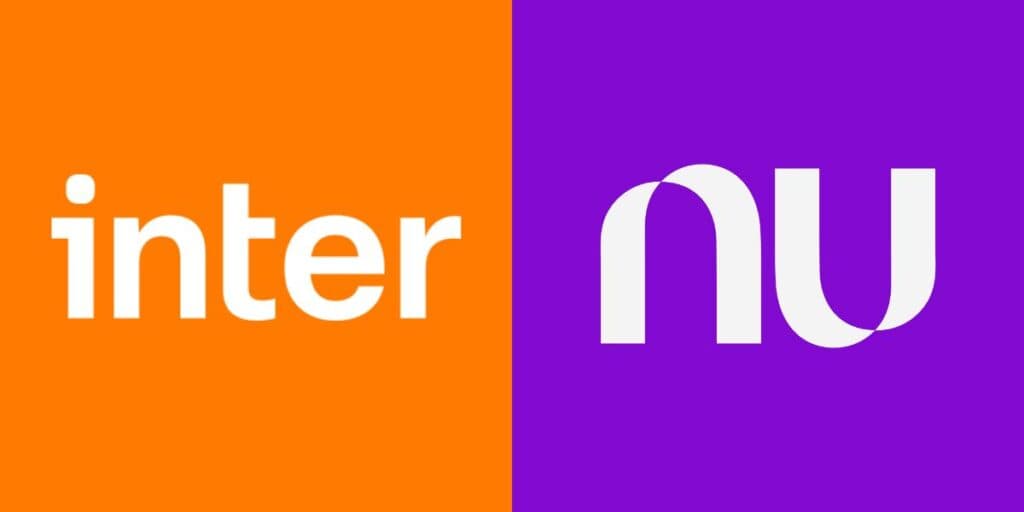 Banco Inter e Banco Nubank - (Reprodução Internet) Banco Inter e Banco Nubank - (Reprodução Internet)