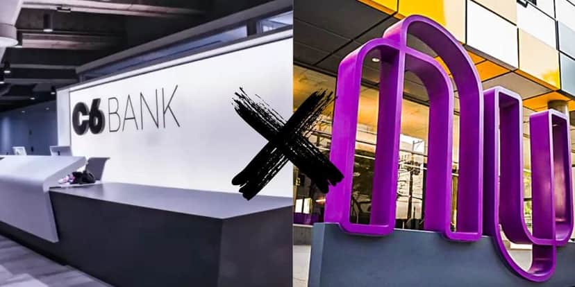 Nubank e C6 Bank - Foto: TV Foco Nubank e C6 Bank - Foto: TV Foco