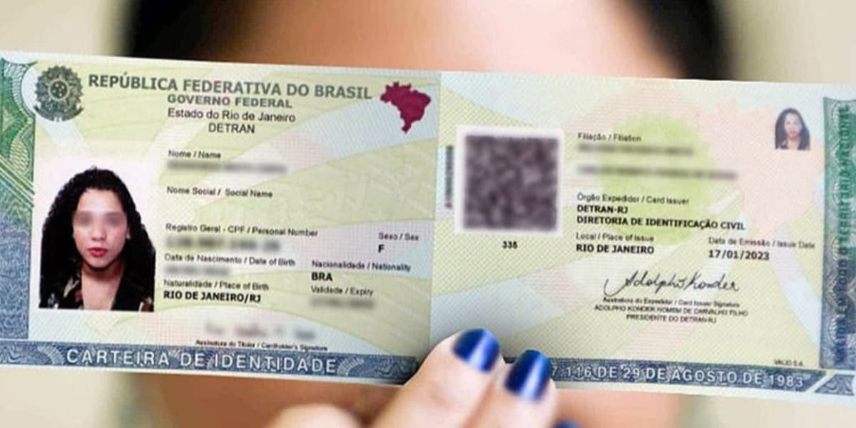 A Carteira de Identidade Nacional (CIN) substituirá todos os RG's do país - Foto: Reprodução/Internet A Carteira de Identidade Nacional (CIN) substituirá todos os RG's do país - Foto: Reprodução/Internet