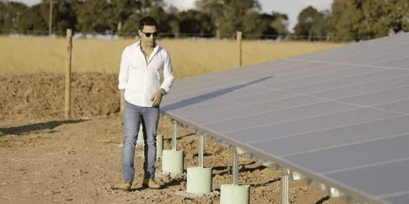 Cantor Zezé investe em usina solar em fazenda de gado (Foto: Reprodução, Band) Cantor Zezé investe em usina solar em fazenda de gado (Foto: Reprodução, Band)