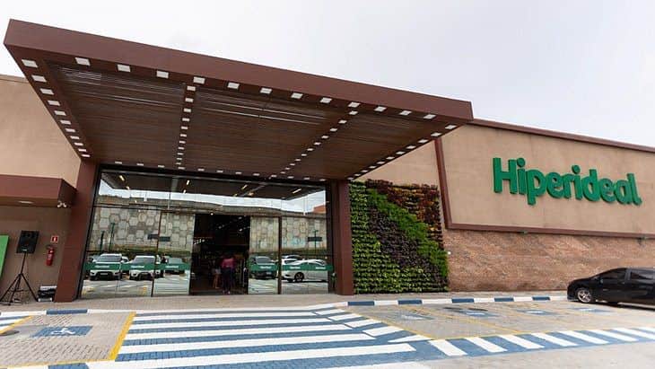 Fachada de supermercados Hiperideal - Foto Reprodução Internet Fachada de supermercados Hiperideal - Foto Reprodução Internet