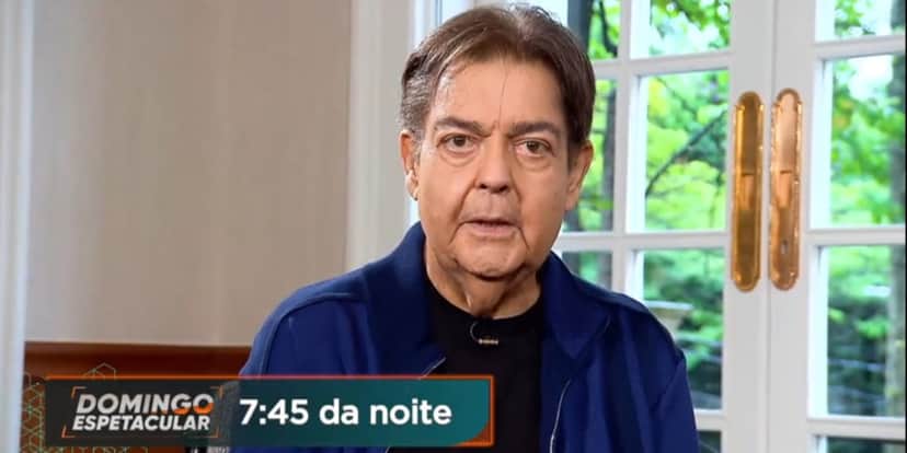 Faustão em entrevista ao Domingo Espetacular - Foto: Reprodução/Internet Faustão em entrevista ao Domingo Espetacular - Foto: Reprodução/Internet
