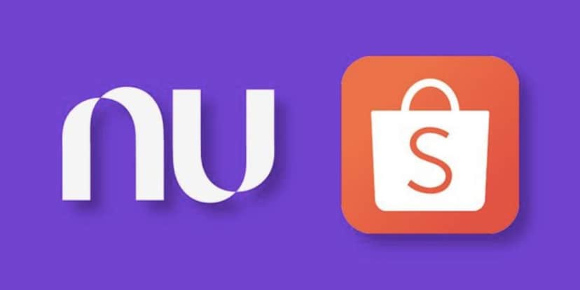 Logo Nubank e Shopee (Foto: Reprodução / Internet) Logo Nubank e Shopee (Foto: Reprodução / Internet)