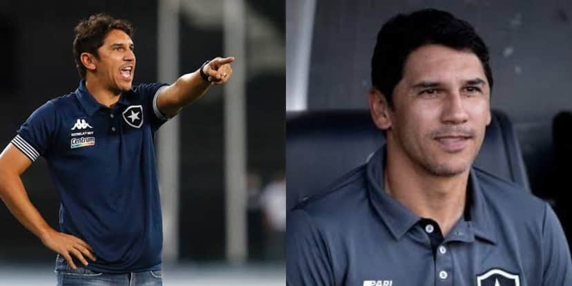 Lúcio Flávio, novo treinador do Botafogo (Foto - Montagem TV Foco) Lúcio Flávio, novo treinador do Botafogo (Foto - Montagem TV Foco)