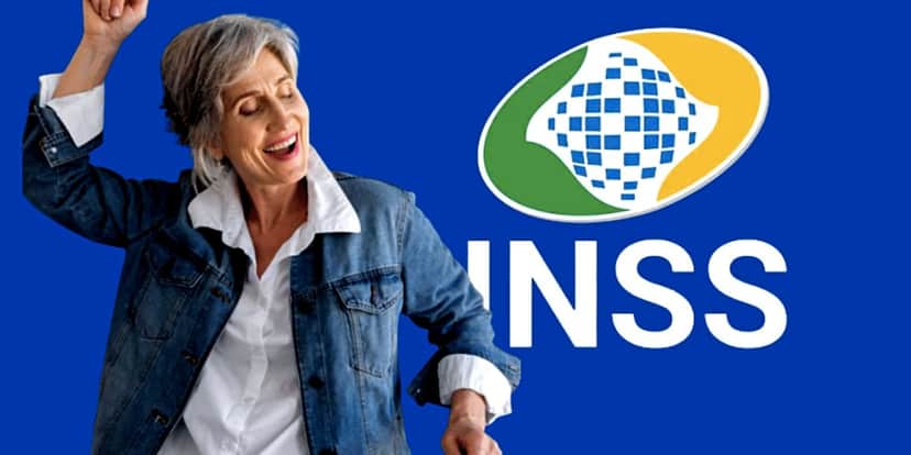 Pessoa comemorando e logo INSS (Foto: Reprodução / Montagem TV Foco) Pessoa comemorando e logo INSS (Foto: Reprodução / Montagem TV Foco)