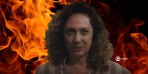 Agatha (Eliane Giardini) em Terra e Paixão (Foto: Reprodução / Globo / Montagem TV Foco) Agatha (Eliane Giardini) em Terra e Paixão (Foto: Reprodução / Globo / Montagem TV Foco)