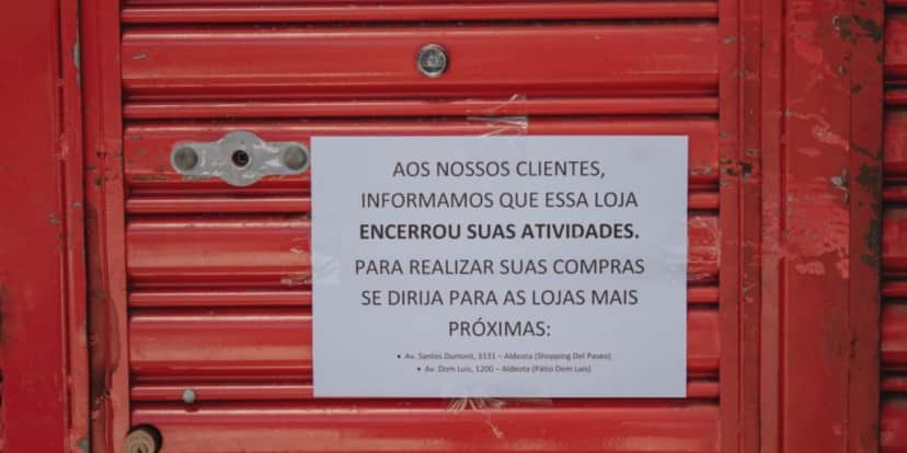 Com os fechamentos, mais de 1000 funcionários perderam seus empregos (Reprodução: Internet) Com os fechamentos, mais de 1000 funcionários perderam seus empregos (Reprodução: Internet)
