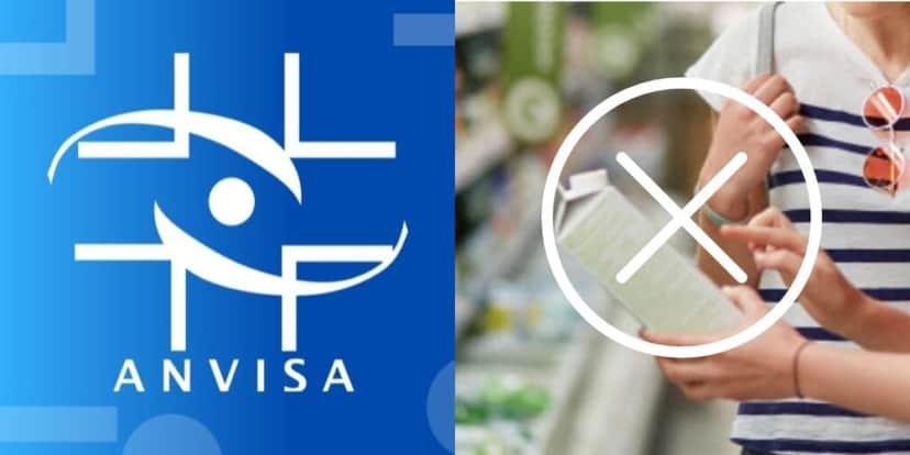 Logo da ANVISA e marca de leite (Foto: Reprodução / Internet) Logo da ANVISA e marca de leite (Foto: Reprodução / Internet)