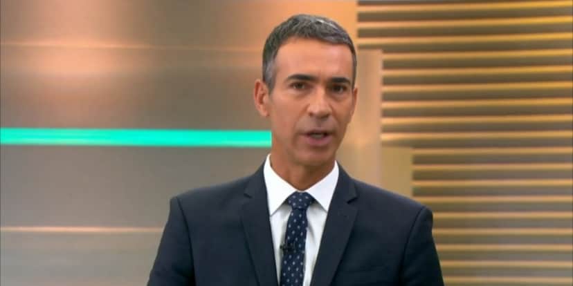 Cesar Tralli no "Jornal Hoje" (Foto: Reprodução/TV Globo) Cesar Tralli no "Jornal Hoje" (Foto: Reprodução/TV Globo)