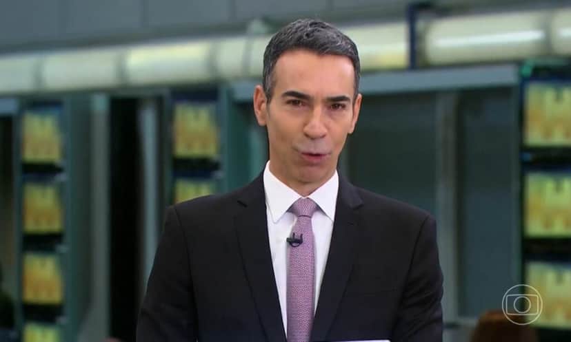 César Tralli prstou homenagem para jornalista da Globo no Jornal Hoje (Foto: Divulgação) César Tralli prstou homenagem para jornalista da Globo no Jornal Hoje (Foto: Divulgação)