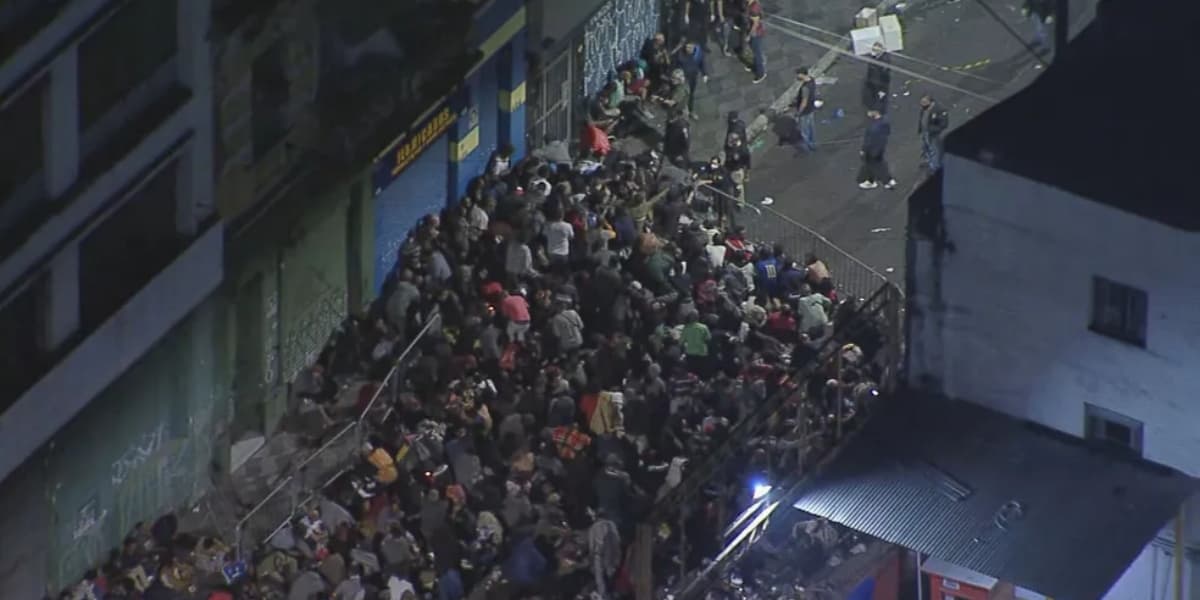 Cracolândia fica no centro de São Paulo (Foto: Reprodução/TV Globo) Cracolândia fica no centro de São Paulo (Foto: Reprodução/TV Globo)