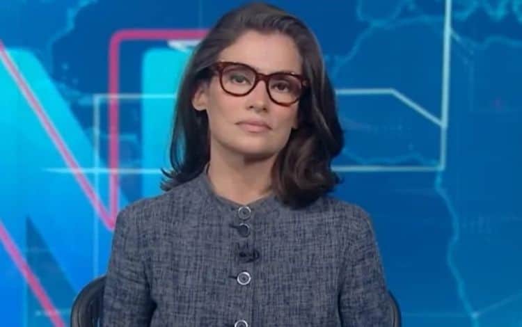 Renata Vasconcellos no Jornal Nacional (Foto: Divulgação) Renata Vasconcellos no Jornal Nacional (Foto: Divulgação)