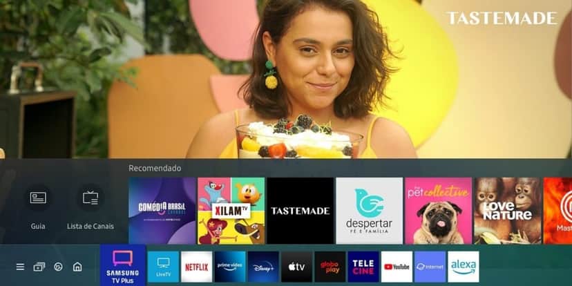 Serviço de streaming adicionou novos canais (Foto: Reprodução/Samsung TV Plus) Serviço de streaming adicionou novos canais (Foto: Reprodução/Samsung TV Plus)