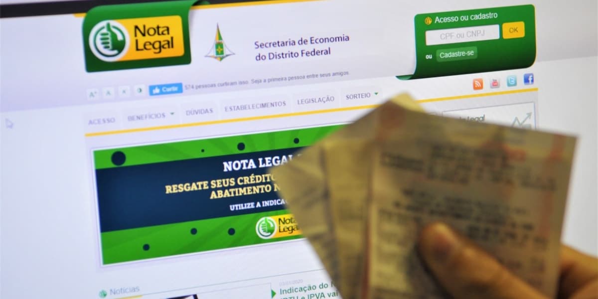 É possível participar de sorteios com número do documento na nota fiscal (Foto: Agência Brasília) É possível participar de sorteios com número do documento na nota fiscal (Foto: Agência Brasília)