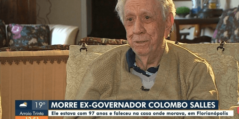 Anúncio de morte, da filial da Globo, NSC (Reprodução/NSC) Anúncio de morte, da filial da Globo, NSC (Reprodução/NSC)