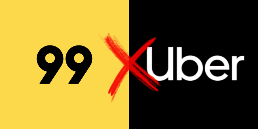 Uber e 99 - Foto: Reprodução Uber e 99 - Foto: Reprodução