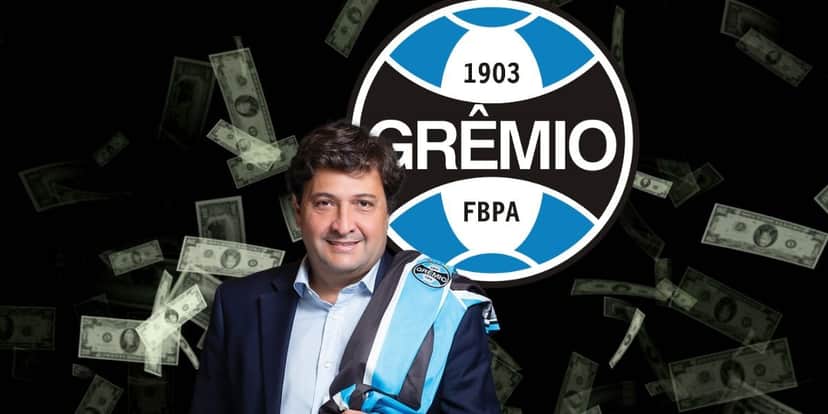Alberto Guerra, presidente do Grêmio (Foto - Montagem TV Foco) Alberto Guerra, presidente do Grêmio (Foto - Montagem TV Foco)