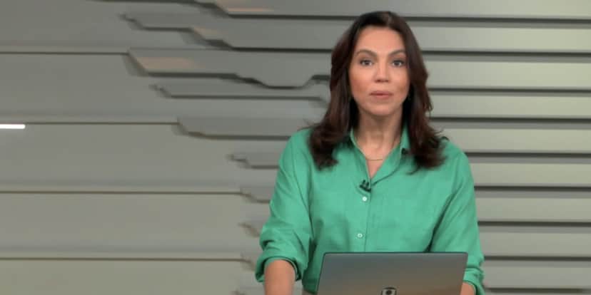Ana Paula Araújo no Bom Dia Brasil (Foto: Reprodução / Globo) Ana Paula Araújo no Bom Dia Brasil (Foto: Reprodução / Globo)