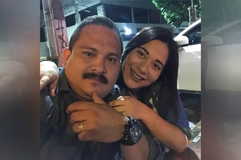 Policial e esposa (Reprodução/Internet) Policial e esposa (Reprodução/Internet)