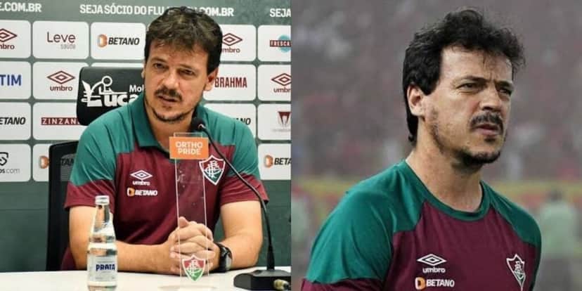 Diniz, técnico do Fluminense (Foto - Montagem TV Foco) Diniz, técnico do Fluminense (Foto - Montagem TV Foco)